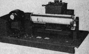 The RCA transmitter scanner with pictures and text placed directly on the scanning drum