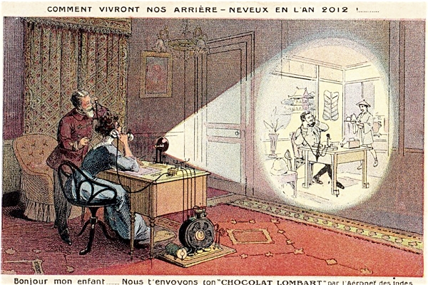 Previsão de 1912 sobre como seria o telefone em 2012