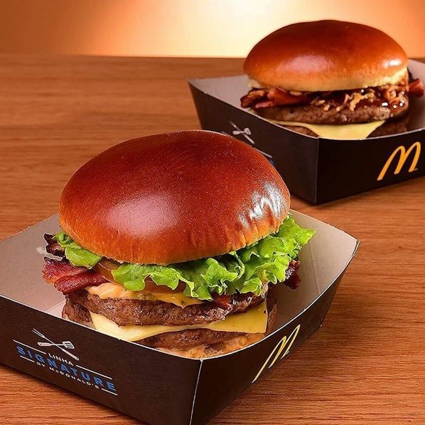 Redes alimentícias no Instagram: McDonald's
