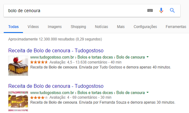 snippet do google